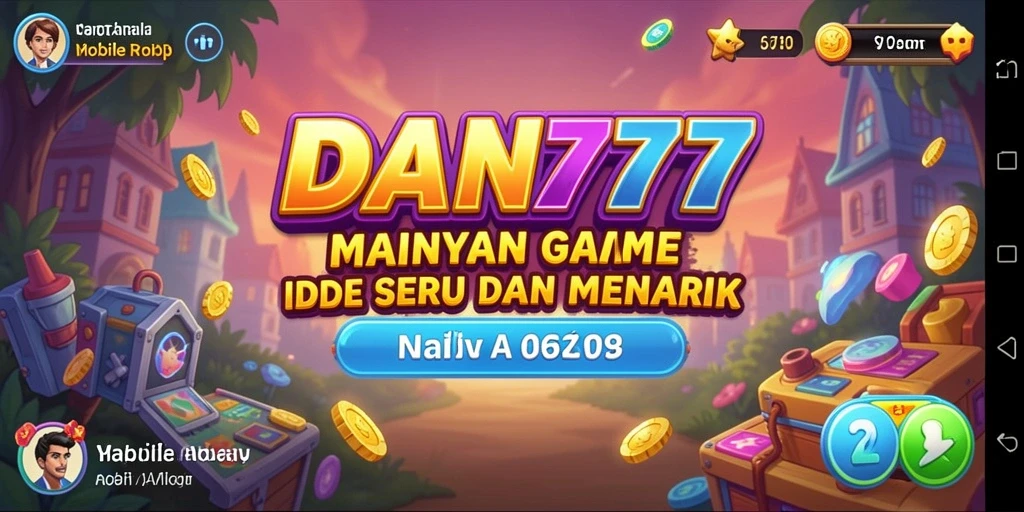 Tampilan gameplay menarik dan penuh warna dari DAN777.