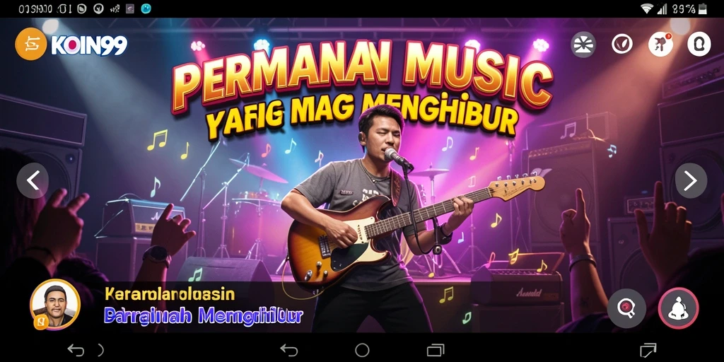 Tangkapan layar gameplay KOIN99 yang menarik dan penuh warna.