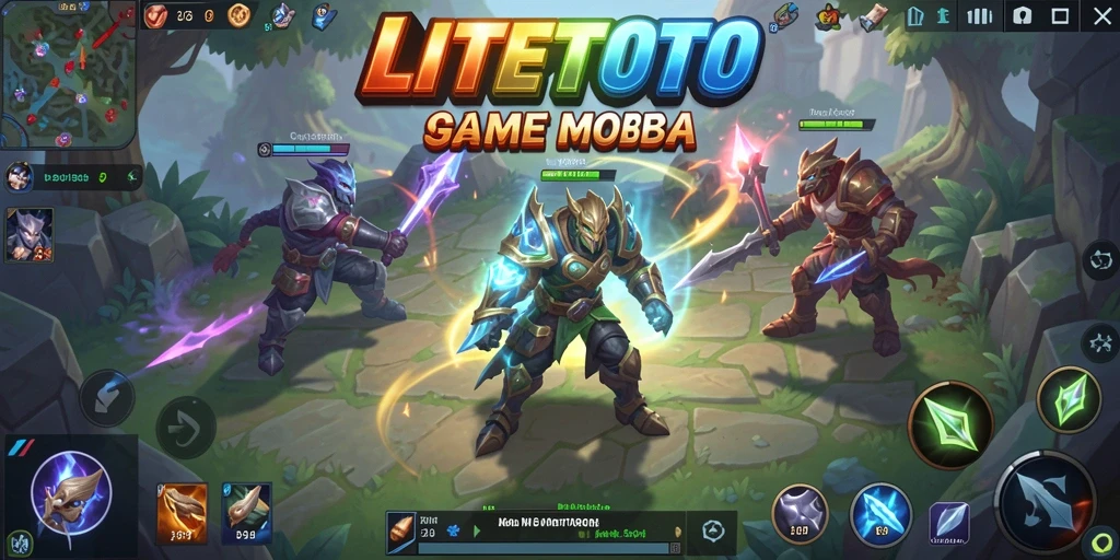 Tampilan gameplay LITETOTO yang menegangkan dan penuh strategi.