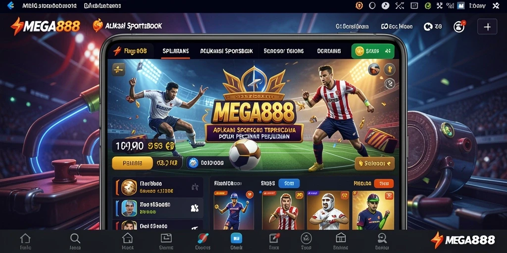Screenshot MEGA888 menampilkan pengalaman taruhan olahraga yang menarik.