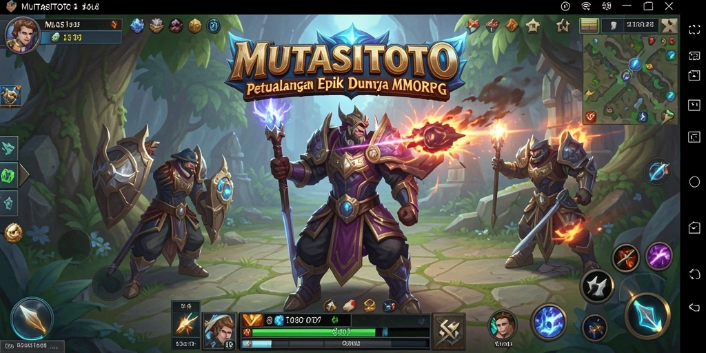 Tampilan gameplay seru dari dunia MUTASITOTO yang menakjubkan.