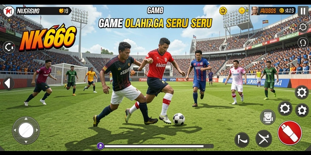 Gameplay NK666 yang dinamis dan seru saat bertanding.