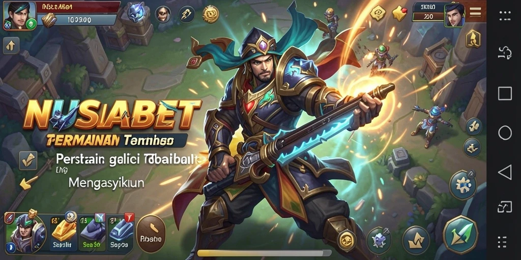 Tampilan gameplay yang menegangkan dan strategis di NUSABET.