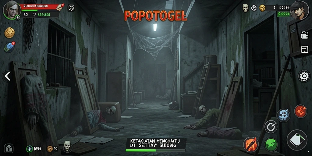 Gameplay menegangkan di dunia horror penuh misteri.