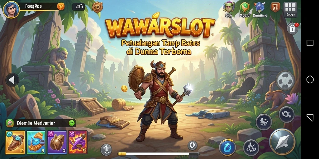 Menampilkan aksi seru dalam dunia terbuka di WAWARSLOT.